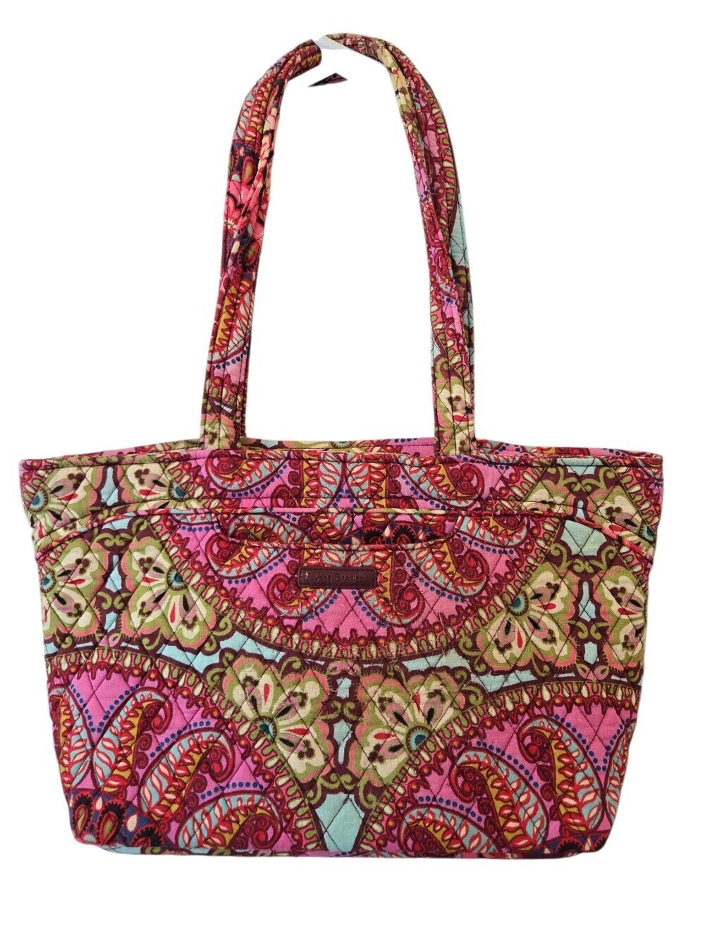 VERA BRADLEY MANDY TOTE IN THE RESORT MEDALLION PAISLEY PRINT